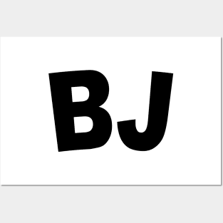 BJ Bold Black Posters and Art